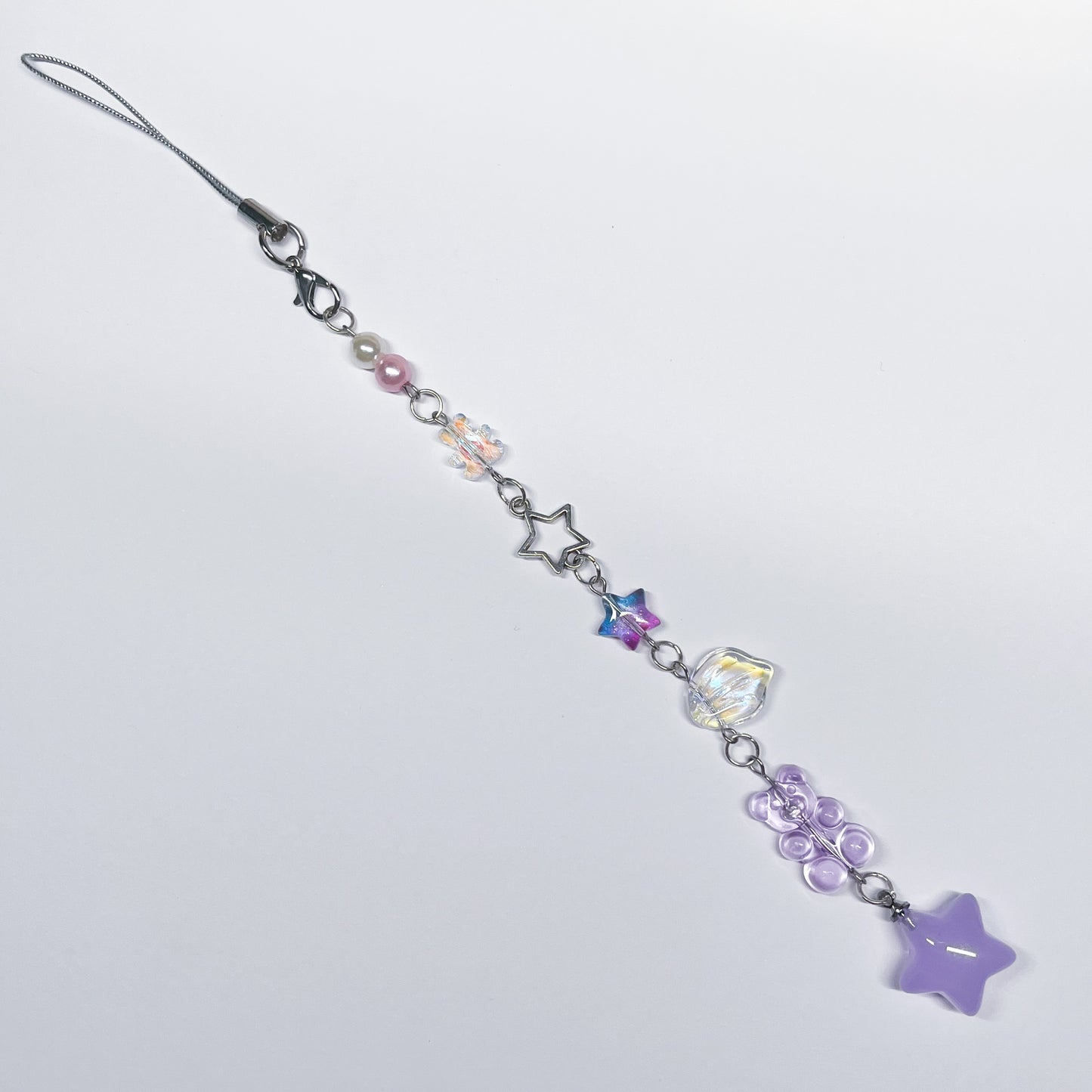 lilac gummy bear star - single strands