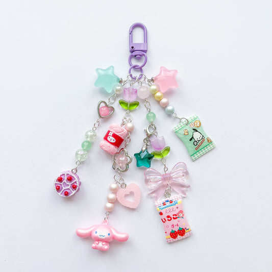 fairy kei rainbow - charm chains
